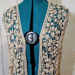 Crocheted vest
